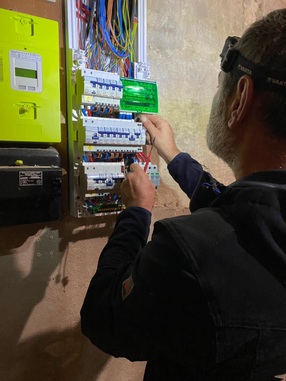 Dépannage électrique — mise en sécurité