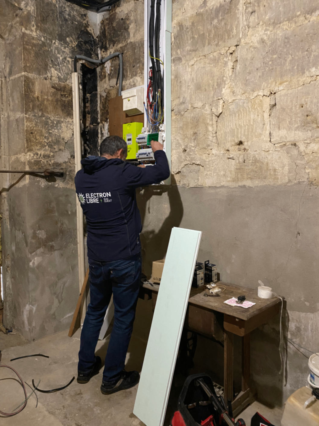 Dépannage électrique chez un particulier